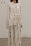 MUTEDANCE printed and dyed skirt MD24SS107 PM128